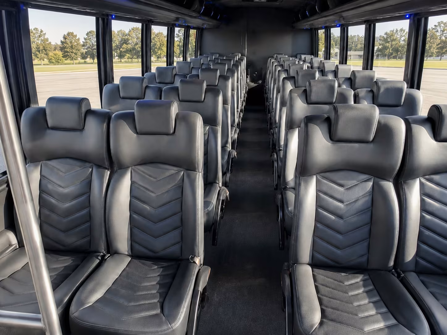 18 passenger minibus interior