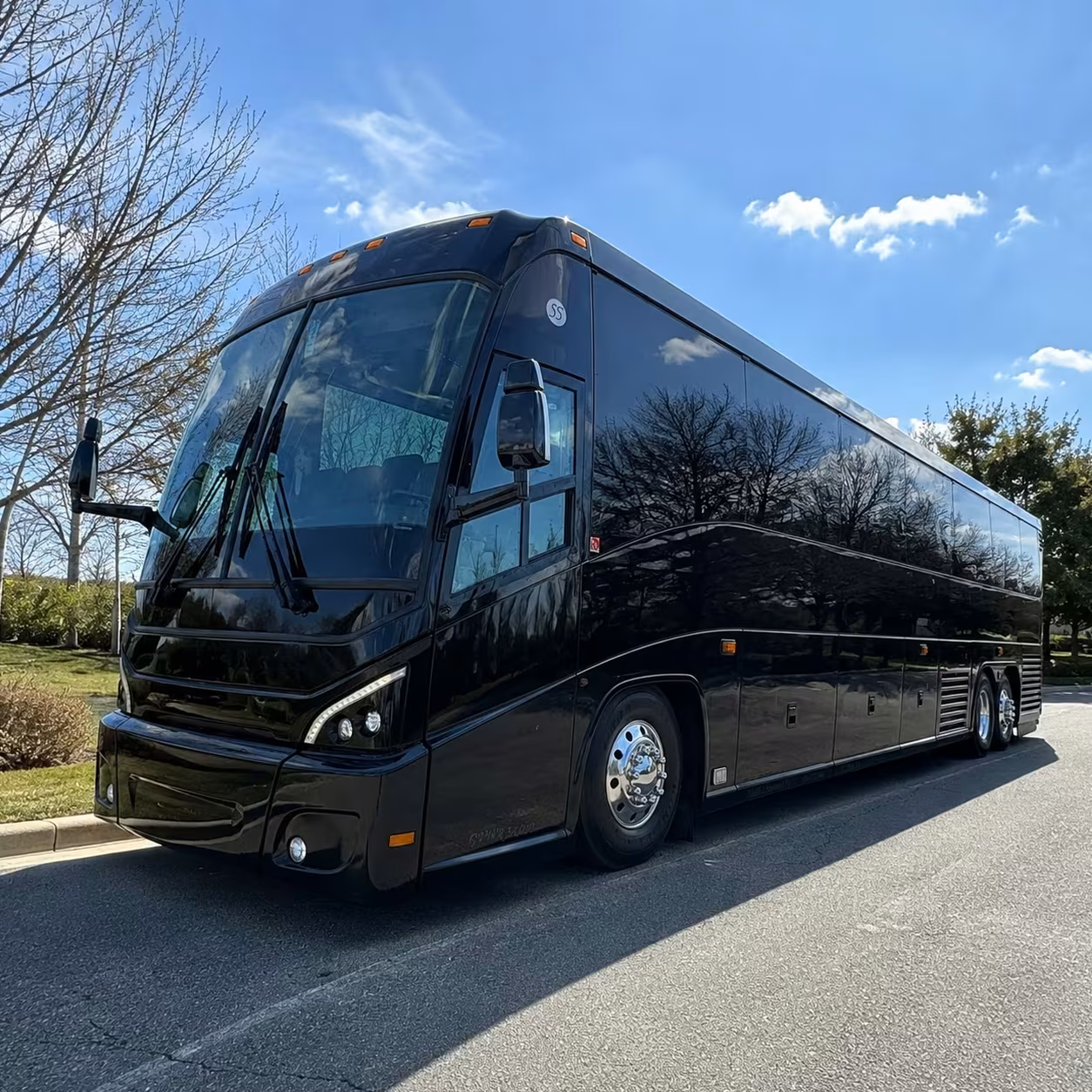 charter bus rentals for fairfield government and healthcare staff