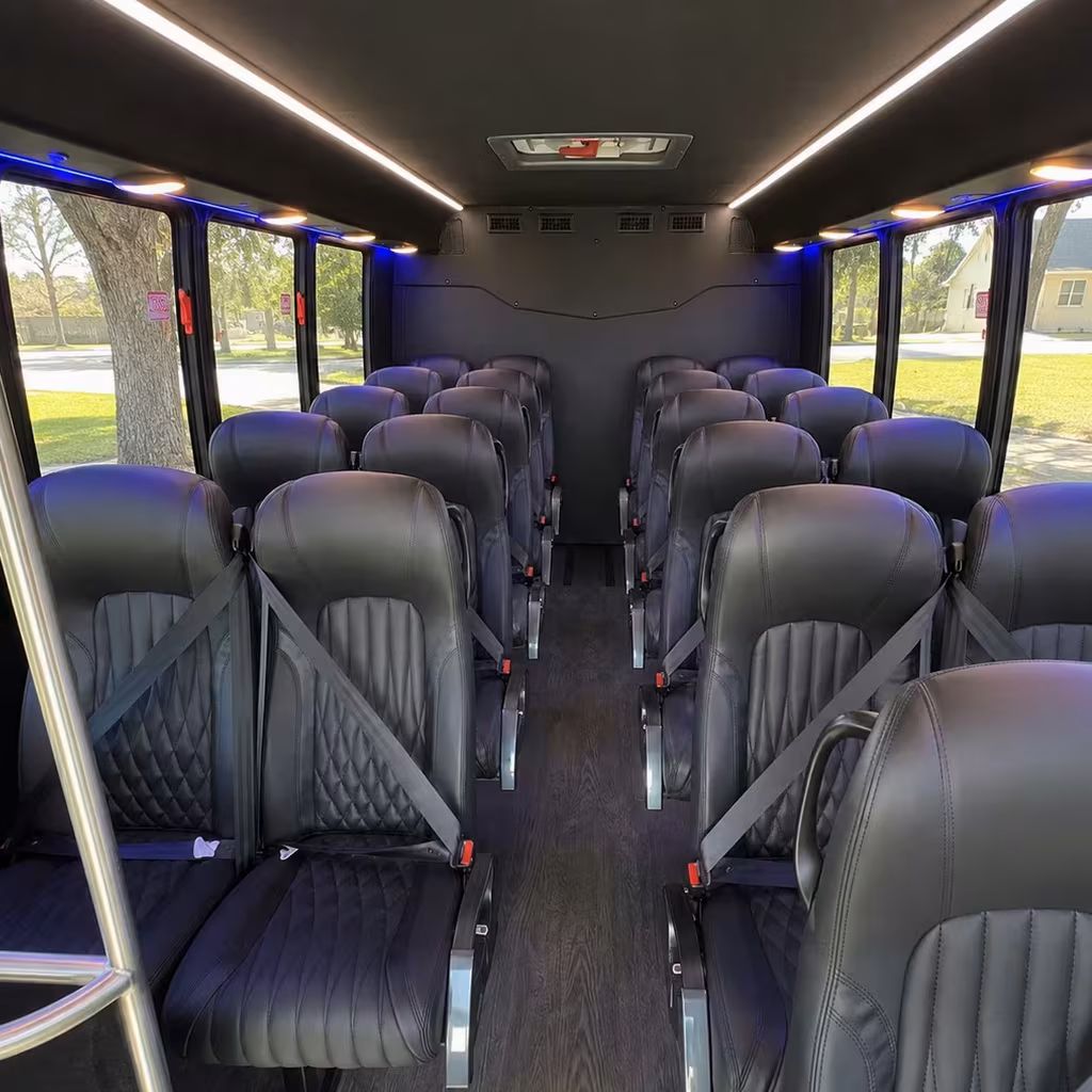 fairfield 15 passenger minibus rental