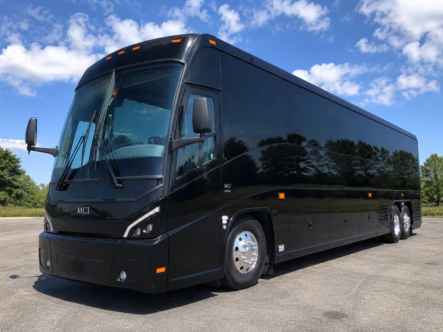 fairfield 56 passenger charter bus rental
