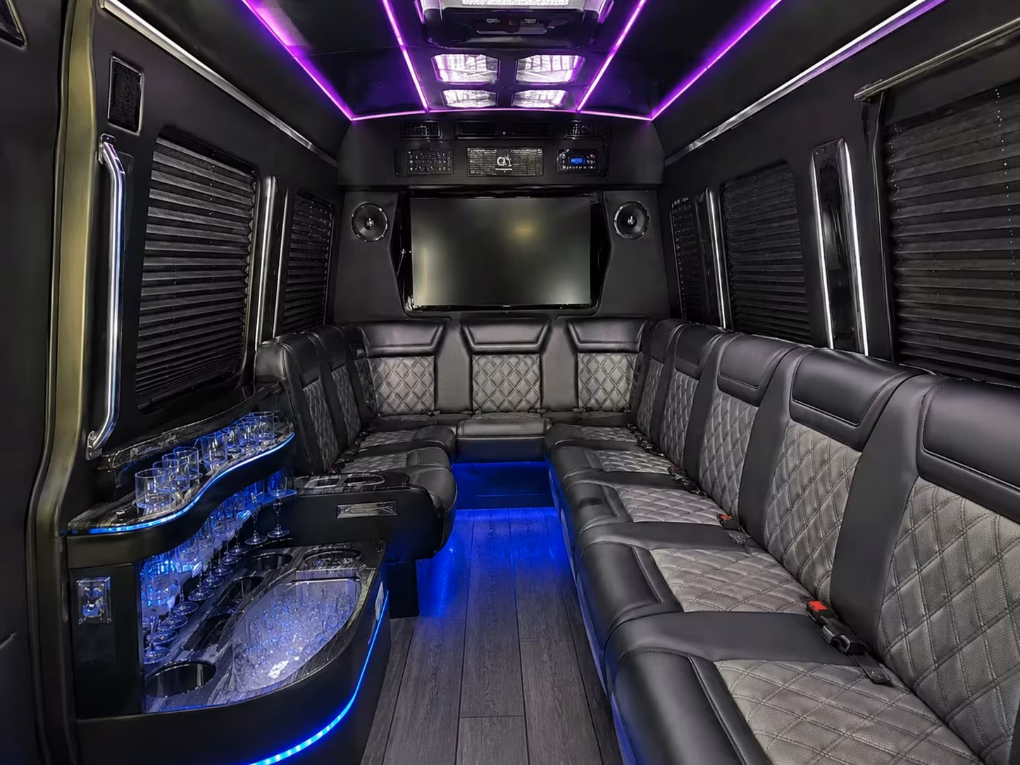 fairfield prom shuttle buses with custom pickup routes