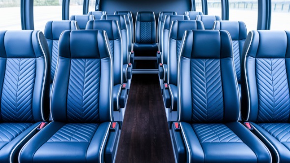 fairfield 20 passenger minibus inside