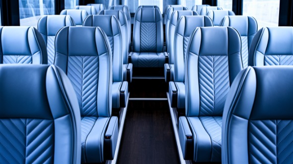 fairfield 28 passenger minibus inside