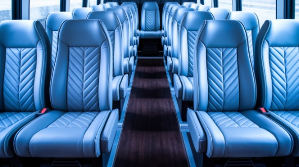 fairfield 30 passenger minibus inside