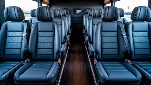fairfield sprinter van with driver inside