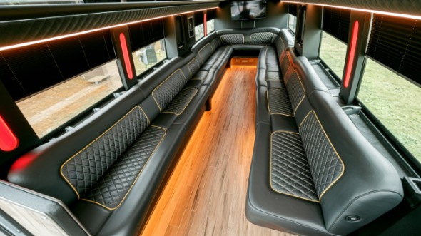 sprinter limo rental interior fairfield